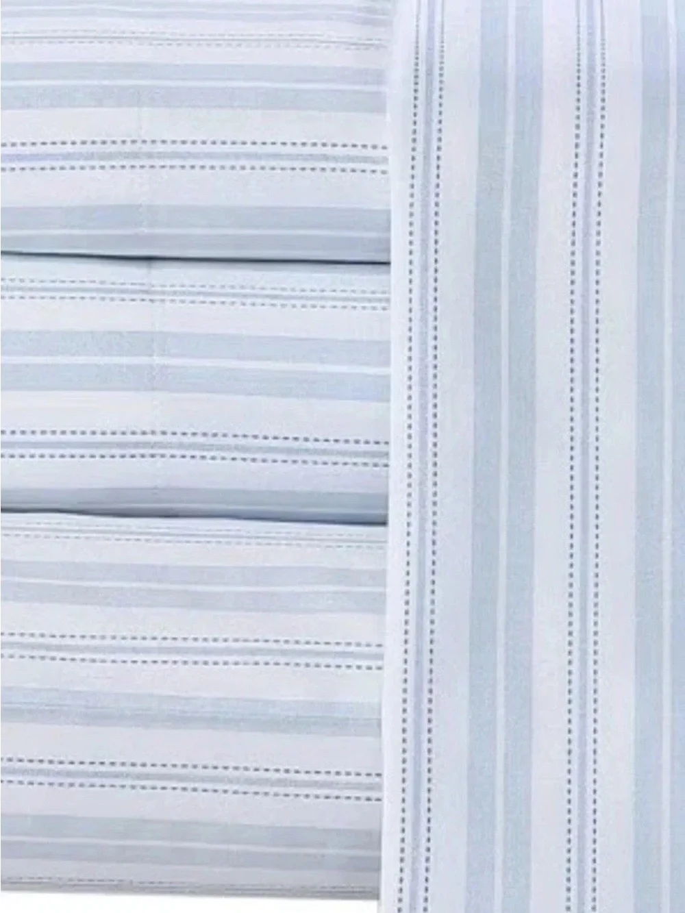 Laura Ashley Fern Blue Queen 300 Thread Count Cotton Sheet Set NWT